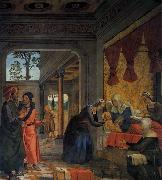 Juan de Borgona The Birth of the Virgin oil on canvas